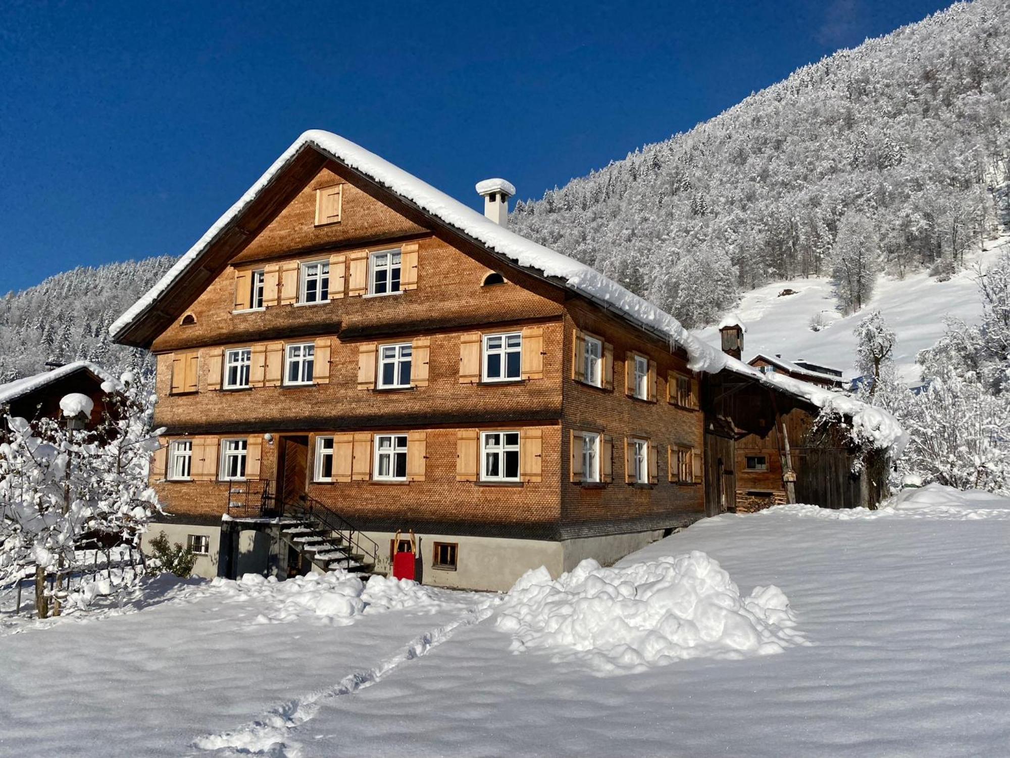 베차우 Bregenzerwaelderhaus Ambros 빌라 외부 사진